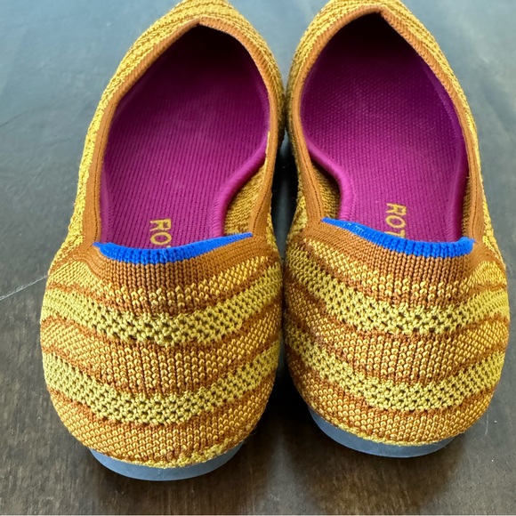 Rothy's Yellow and Pink Flats - Picture 6 of 9